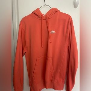 Nike’s hoodie (small) orange/peach